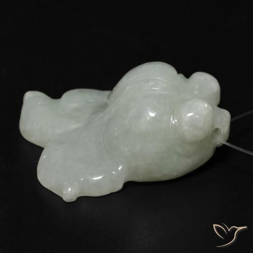 9,17 ctw natürlicher Mittelgrün Jade, Fantasie, Lichtdurchlässig