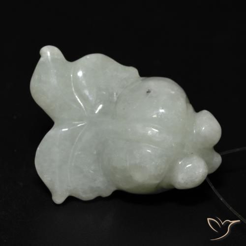 9,17 ctw natürlicher Mittelgrün Jade, Fantasie, Lichtdurchlässig