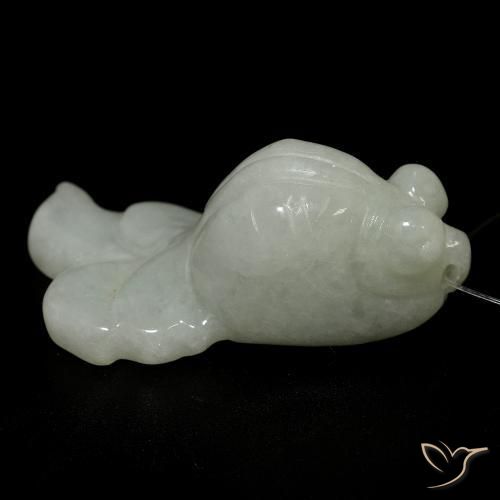 9,17 ctw natürlicher Mittelgrün Jade, Fantasie, Lichtdurchlässig