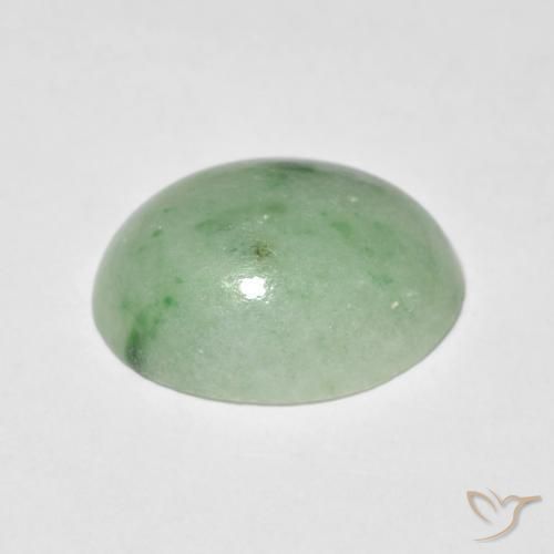 9,17 ctw natürlicher Warmes Grün Jade, Oval, Lichtundurchlässig