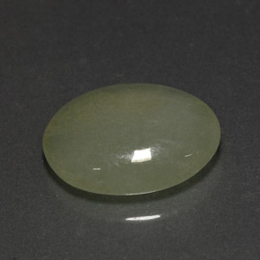 4,80 ctw natürlicher grüner Jadeit, Transparent, Transparent / Lichtdurchlässig