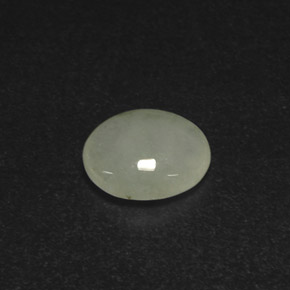 2,81 ctw natürlicher grüner Jadeit, Transparent, Transparent / Lichtdurchlässig