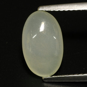 3,33 ctw natürlicher grüner Jadeit, Transparent, Transparent / Lichtdurchlässig