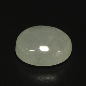 4,80 ctw natürlicher grüner Jadeit, Transparent, Transparent / Lichtdurchlässig