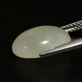 6,78 ctw natürlicher mehrfarbiger Jadeit, Transparent, Transparent / Lichtdurchlässig