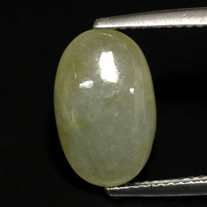 5,55 ctw natürlicher mehrfarbiger Jadeit, Transparent, Transparent / Lichtdurchlässig