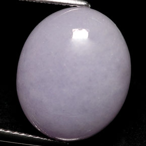 12,21 ctw natürlicher blauer Jadeit, Oval Schliff, Lichtundurchlässig