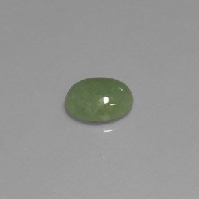 2,39 ctw natürlicher grüner Jadeit, Transparent, Transparent / Lichtdurchlässig