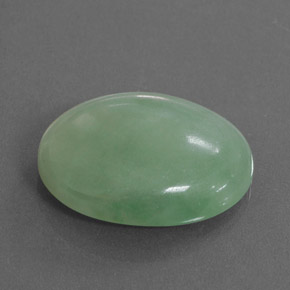 9,17 ctw natürlicher Grün Jadeit, Oval, Lichtdurchlässig