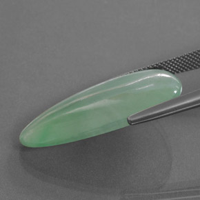 9,17 ctw natürlicher Grün Jadeit, Fantasie, Transparent