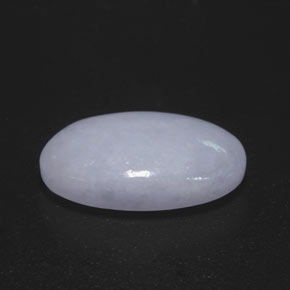 11,83 ctw natürlicher blauer Jadeit, Oval Schliff, Lichtundurchlässig
