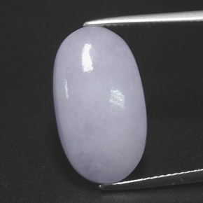 11,15 ctw natürlicher blauer Jadeit, Oval Schliff, Lichtundurchlässig