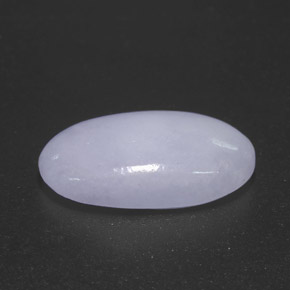 11,15 ctw natürlicher blauer Jadeit, Oval Schliff, Lichtundurchlässig
