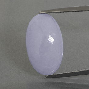 10,92 ctw natürlicher blauer Jadeit, Oval Schliff, Lichtundurchlässig