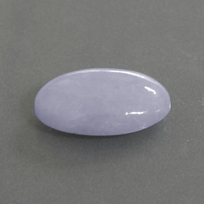 10,92 ctw natürlicher blauer Jadeit, Oval Schliff, Lichtundurchlässig