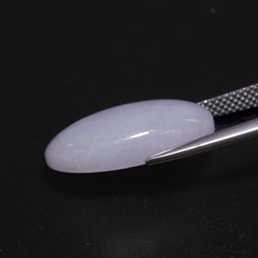 12,67 ctw natürlicher blauer Jadeit, Oval Schliff, Lichtundurchlässig