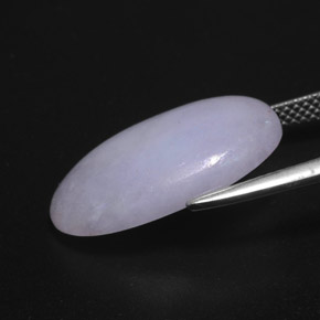 9,17 ctw natürlicher Lavendel Jadeit, Oval Schliff, Lichtundurchlässig