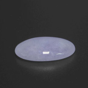 9,27 ctw natürlicher blauer Jadeit, Oval Schliff, Lichtundurchlässig