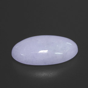 12,12 ctw natürlicher blauer Jadeit, Oval Schliff, Lichtundurchlässig