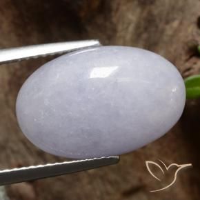 9,17 ctw natürlicher Grau Jadeit, Oval, Lichtdurchlässig