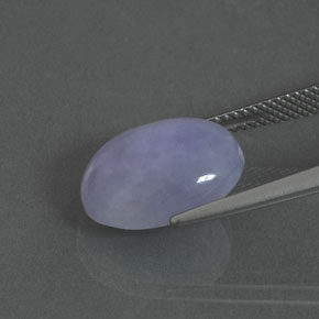 9,17 ctw natürlicher Lavendel Jadeit, Oval Schliff, Lichtundurchlässig