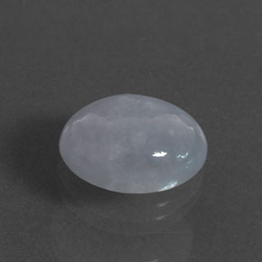 9,76 ctw natürlicher blauer Jadeit, Oval Schliff, Lichtundurchlässig