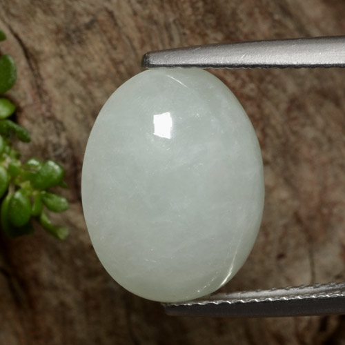 9,17 ctw natürlicher Mehrfarbig Jadeit, Oval Schliff, Lichtdurchlässig