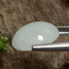 9,17 ctw natürlicher Mehrfarbig Jadeit, Oval Schliff, Lichtdurchlässig