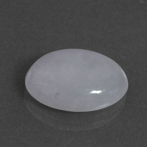 11,27 ctw natürlicher blauer Jadeit, Oval Schliff, Lichtdurchlässig