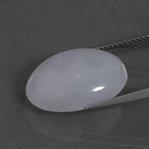 11,27 ctw natürlicher blauer Jadeit, Oval Schliff, Lichtdurchlässig