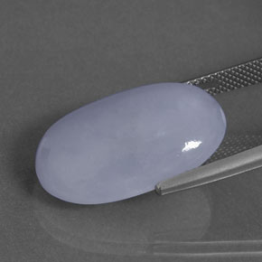 9,17 ctw natürlicher Lavendel Jadeit, Oval, Lichtundurchlässig