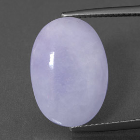 9,17 ctw natürlicher Lavendel Jadeit, Oval, Lichtundurchlässig