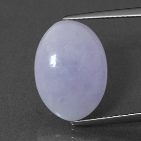 6,77 ctw natürlicher blauer Jadeit, Oval Schliff, Lichtundurchlässig