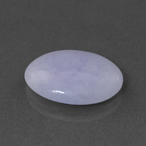 6,77 ctw natürlicher blauer Jadeit, Oval Schliff, Lichtundurchlässig