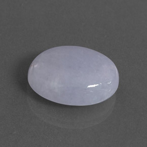 16,47 ctw natürlicher blauer Jadeit, Oval Schliff, Lichtundurchlässig
