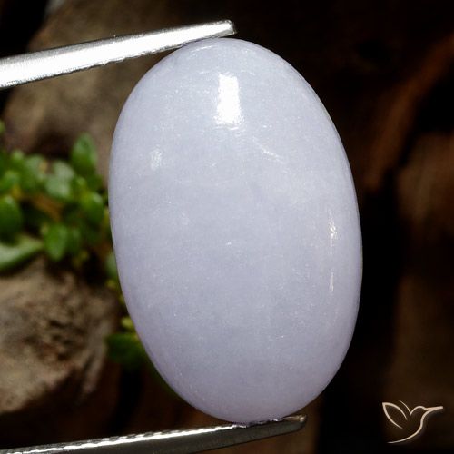 12.95ct Natürlicher Grau Jadeit, Oval, Lichtdurchlässig