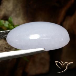 9,17 ctw natürlicher Grau Jadeit, Oval, Lichtdurchlässig