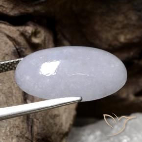 9,17 ctw natürlicher Grau Jadeit, Oval, Lichtdurchlässig