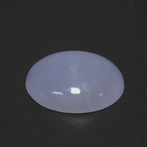 10,61 ctw natürlicher blauer Jadeit, Oval Schliff, Lichtundurchlässig