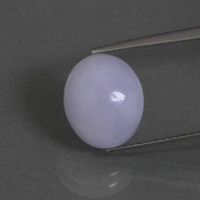 9,17 ctw natürlicher Lavendel Jadeit, Oval, Lichtundurchlässig