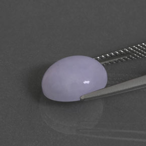9,17 ctw natürlicher Lavendel Jadeit, Oval, Lichtundurchlässig