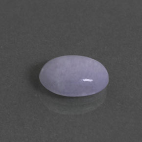 2,33 ctw natürlicher blauer Jadeit, Oval Schliff, Lichtundurchlässig
