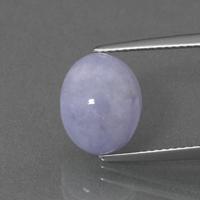4,96 ctw natürlicher blauer Jadeit, Oval Schliff, Lichtundurchlässig