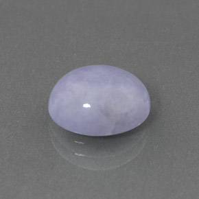 4,96 ctw natürlicher blauer Jadeit, Oval Schliff, Lichtundurchlässig