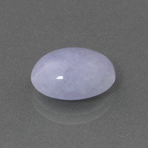 5,54 ctw natürlicher blauer Jadeit, Oval Schliff, Lichtundurchlässig