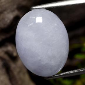 8,63 ctw natürlicher violetter Jadeit, Oval Schliff, Lichtundurchlässig