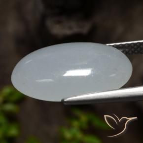 9,17 ctw natürlicher Mittelgrau Jadeit, Oval, Lichtundurchlässig