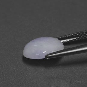 2,55 ctw natürlicher blauer Jadeit, Oval Schliff, Lichtundurchlässig
