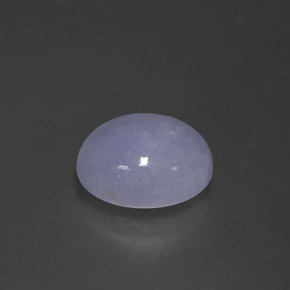 2,90 ctw natürlicher blauer Jadeit, Oval Schliff, Lichtundurchlässig