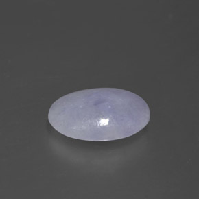 1,99 ctw natürlicher blauer Jadeit, Oval Schliff, Lichtundurchlässig